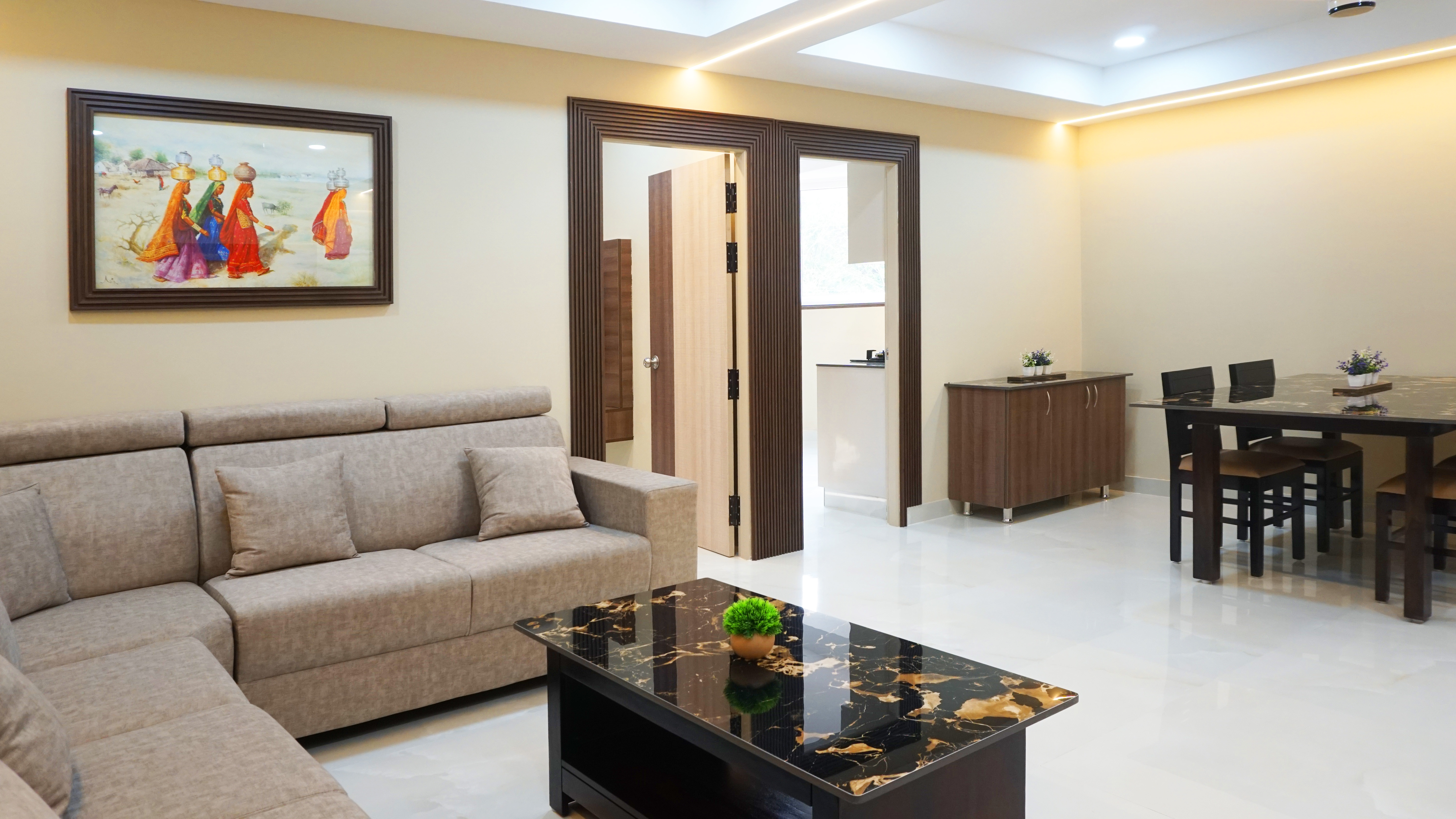 No.102 2 Bedroom Elite Suite Living